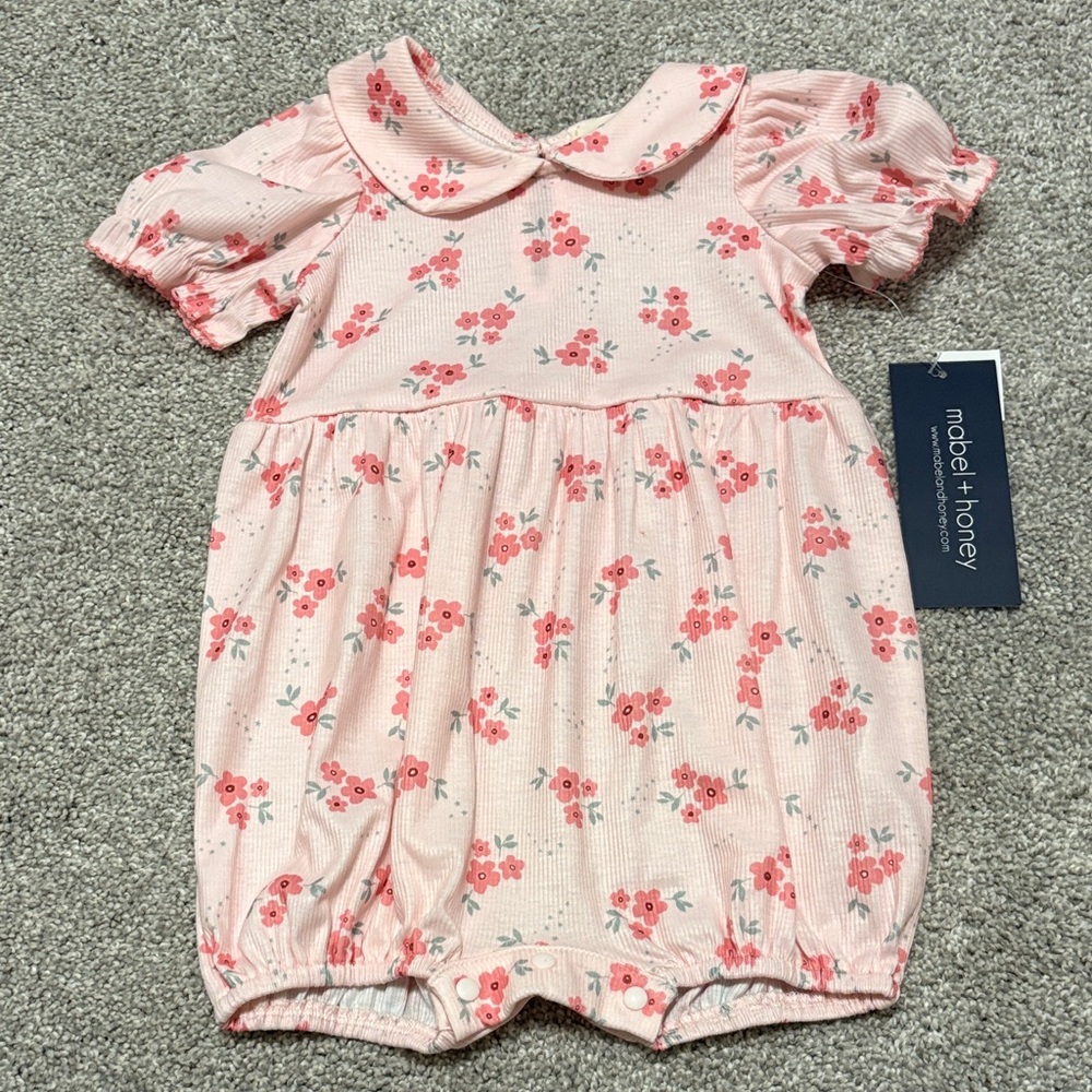 NWT Floral Baby Romper
